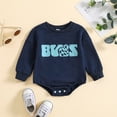 thumbnail image 2 of Baby Girl Clothes Bubble Romper long sleeve Embroidered Bodysuit Fall Cute Outfit, 2 of 7