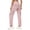 Pink, variant on QASIEATN Women's Fashionable and Casual Workout Pants with High Waist Pants with Zipper Suitable for Jogging And