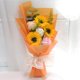 thumbnail image 5 of Flor de Jabon artificial Zulema Jabon Floral para regalo de cumpleaños decoración de boda naranja, 5 of 8