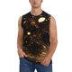 thumbnail image 1 of Fotbe Classical Golden Casino Men's Camiseta sin Mangas Estampada para Hombres, Playera Casual para Gimnasio, Entrenamiento, Playa-X-Large, 1 of 7