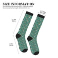 thumbnail image 2 of Lsque Jungle Animals Pattern Sport Compression Socks for Men & Women 15-20 mmHg Knee High Nurse Pregnant Running Medical and Travel Athletic, 2 of 6