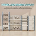 thumbnail image 6 of UNICOO® Kids Toy Storage Organizer with Removable Bins, 4-Tier Bookshelf and Cabinet - Pull-Out Drawers Shelf for Toddlers - Space-Saving Solution for Nursery, Playroom, Study Room (Blue), 6 of 7
