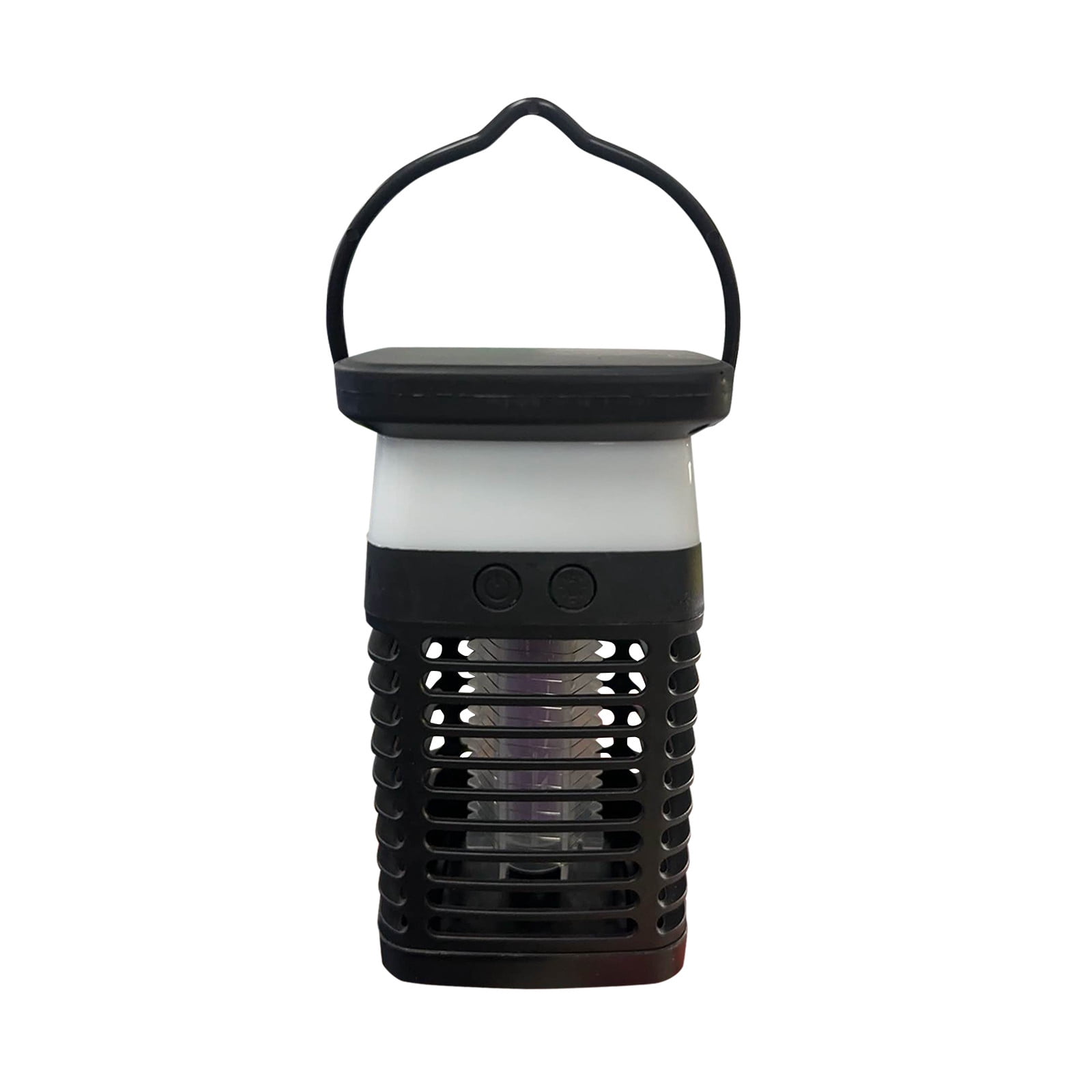 JIhuahe Mosquito Zapper Outdoor Portable - Rechargeable Electric Fly Zapper with 7 Color Light & Battery, Cordless Insect Killer for Camping, Patio, Backyard,black