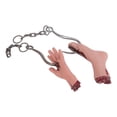 thumbnail image 1 of Halloween Broken Hand Foot Decoration, Fine Detailed Halloween Party Hand Foot Props Scary Funny Iron Chain Design  For Haunted House, 1 of 8