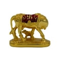 thumbnail image 5 of Golden Kamdhenu Cow Statue – Symbol of Prosperity & Wealth | Elegantly Designed Polyresin Showpiece for Home Decor, 5 of 6