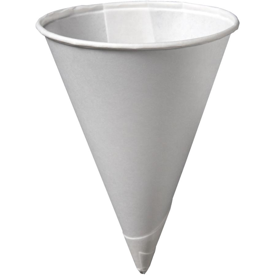 Disposable Cone Paper Cups White, oz, 200 Pack