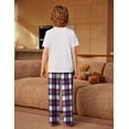 thumbnail image 6 of Arshiner Boys Pajamas Short Sleeve and Long Pants 2 Piece Pajama Set for Boys, 6 of 7