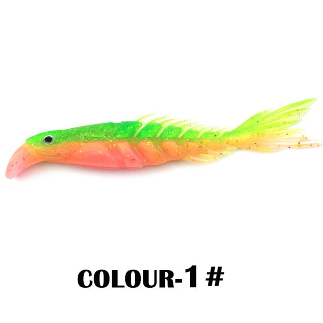 Cebos de 15 cm/18,5 g, anzuelos, cebos blandos con nudos de PVC para aparejos de pesca (A) Ndcxsfigh Para Estrenar