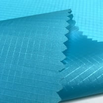 XmhyTop-A 1 Yard Polyester Fabric PU Coated Waterproof Fabric, Tarp Cover Fabric for Outdoor Use, Versatile Tent Bag Kite DIY Fabric,Blue