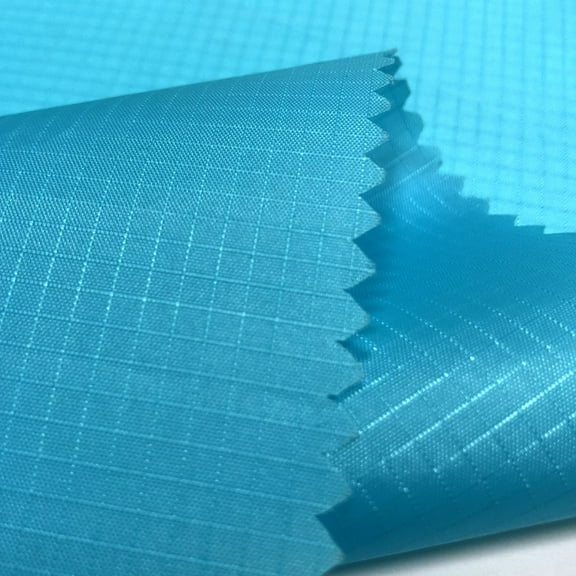 XmhyTop-A 1 Yard Polyester Fabric PU Coated Waterproof Fabric, Tarp Cover Fabric for Outdoor Use, Versatile Tent Bag Kite DIY Fabric,Blue