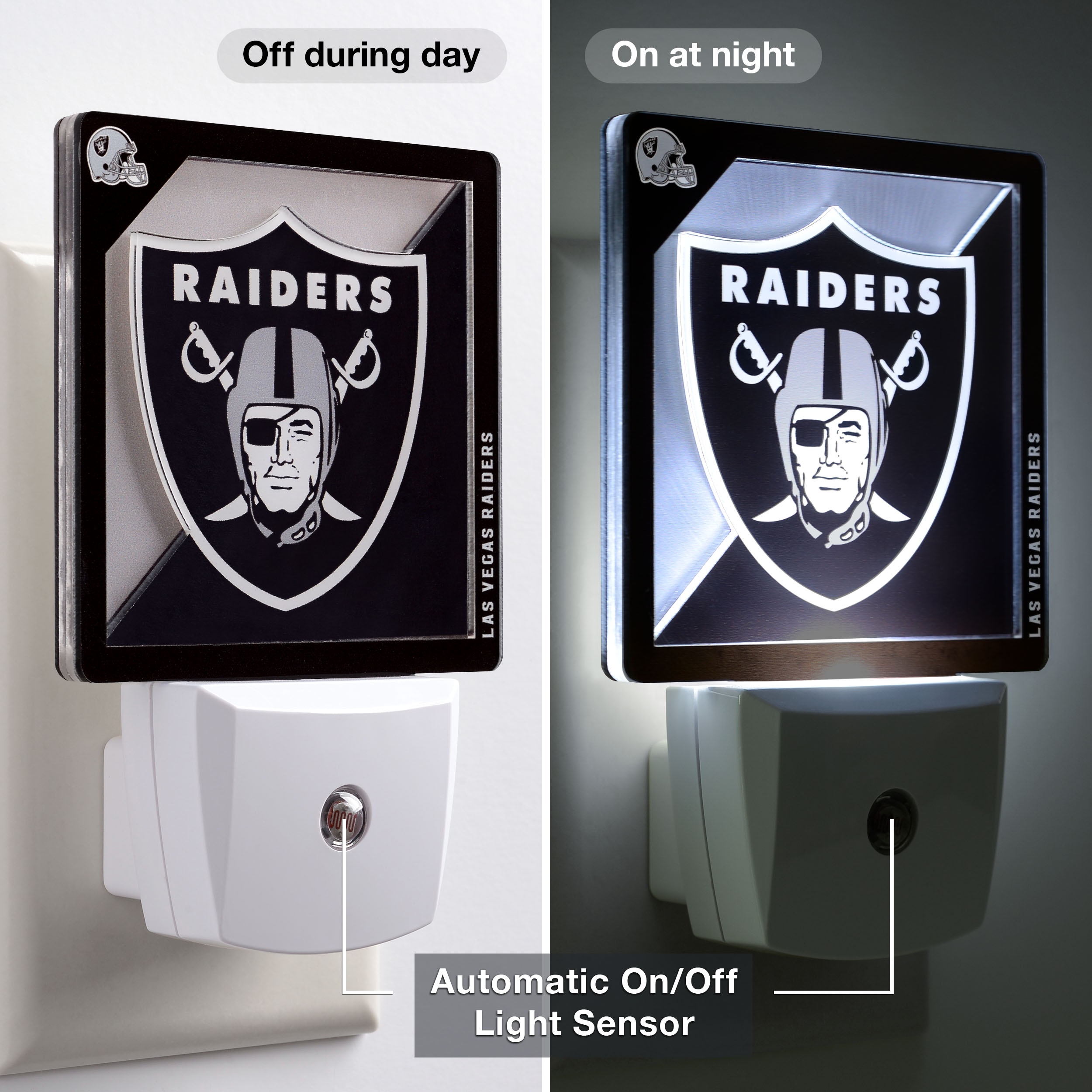 Las Vegas Raiders Logo Series Nite Light