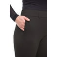 thumbnail image 4 of Rekkuna Women's Pull-On Silky Soft Gutsy Knit Office-Yoga Trouser with Pockets (Medium, Black), 4 of 6