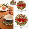 thumbnail image 3 of SKYSONIC Christmas Candy Cane Pot Holders Trivets, 2 Pcs Heat Resistant Trivets, Cotton Thread Weave Mats for Hot Pads Pans Pot Bowl Teapot for Kitchen Decor, 3 of 7