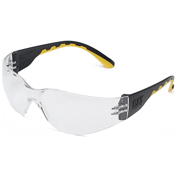 Caterpillar - Gafas de seguridad de trabajo modelo Track sin marcos (Transparente)