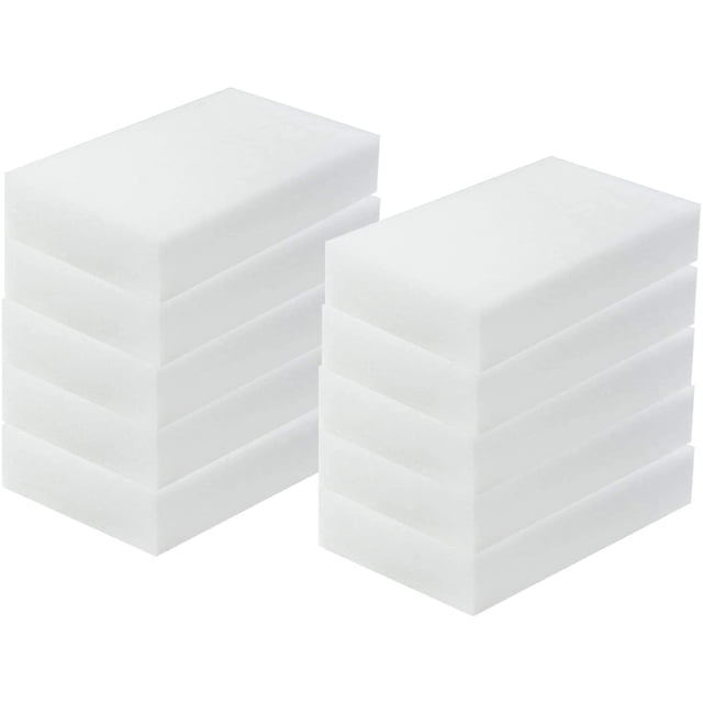 BEE VIBES Esponja Mágica de Limpieza 10 Pack - Sponge Eraser Almohadilla de Limpieza de Alta Densidad Multifuncional para Cocina, Piso, Baño, Fregadero, Zapatos y Muebles BEE VIBES HOC-BV-00015