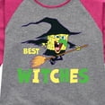 thumbnail image 3 of SpongeBob SquarePants - Best Witches - Toddler And Youth Girls Raglan Graphic T-Shirt, 3 of 6