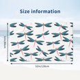 thumbnail image 2 of Dark Green Dragonfly Bath Towel, Highly Absorbent towels for bathroom Quick Drying Microfiber Bath Towels for Body, Soft Shower Towels for Sport, Yoga, SPA, Gym 27x55in, 2 of 5