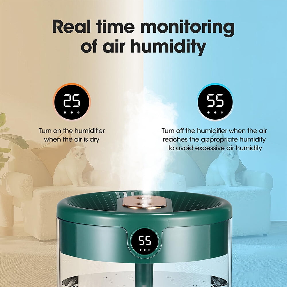 Humidifier Plant Humidifier Ultra-quiet with Humidity Indicator 2000ml