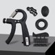 thumbnail image 3 of 5Pack Grip Strength Trainer Kit Ajustable Count Hand Grip Set con Ejercitador de Dedos Ejercitador de ExtensióN de Mano Negro, 3 of 6