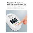 thumbnail image 2 of 4-in-1 Air Quality Monitor Gas CO Alarm Monitor Temperature and Humidity Detector with LCD Display for Indoor Office(EU), 2 of 5