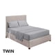 thumbnail image 1 of Juego de ropa de cama para el hogar Sábana de cama Funda de colchón Funda de almohada Juego de ropa de cama de poliéster de color sólido, gris, gemelo, 3pcs / set Eigraketly HA6267-06B, 1 of 7