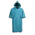 thumbnail image 1 of Aqua Marina Micro-Fabric Change Poncho (Aqua) – Adult, Large Size, Quick-Drying, 1 of 4