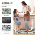 thumbnail image 4 of Anti Fatigue Kitchen Mats for Floor 2 Piece Set Green Cushioned Kitchen Rugs Non-Skid Waterproof Boho Comfort Floor Mat Runner for Standing Office Laundry(17x29+17x47Inch), 4 of 6