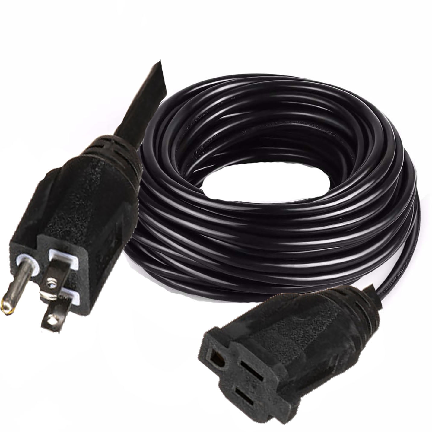 12 gauge extension cord 50 feet 15 amp extension cord 50 ft 12/3 125V 1875 WATTS Heavy Duty Indoor Outdoor Grounded power extension cord 50 ft 12 gauge Electric Cable 12 awg extension cord 5