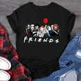 thumbnail image 6 of Friends T Shirt Best Stephen King Horror Characters Printed Cartoon Women Fashion Tops Oversized Tee Halloween Clothes Women, 6 of 9