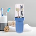 thumbnail image 4 of HEANUJJ Porta Y Pasta Dental De Plástico Azul Compacto Para Almacenamiento Y Fácil Transporte, 4 of 8