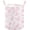 Pink Butterfly, variant on Large Storage Basket for Girls and Boys, Collapsible Laundry Hamper with Long Handles, Toy Bins for Nursery, Kids Room Décor Pink Geometry