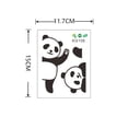 thumbnail image 4 of Adhesivos de pared de PVC con dibujos animados de panda para decoración Switch, 4 of 4