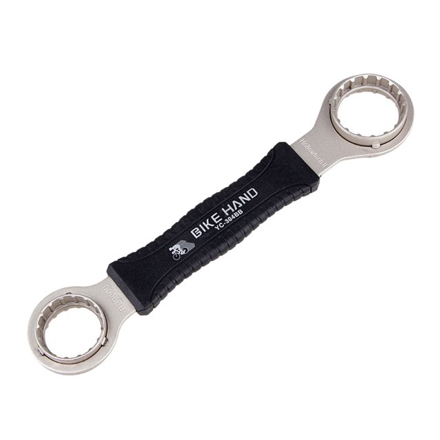 Bicicletas portátiles Llave BB Llave Soporte inferior de bicicleta Herramienta de Herramienta de reparación de taza externa, acero Sunnimix Llave de soporte inferior