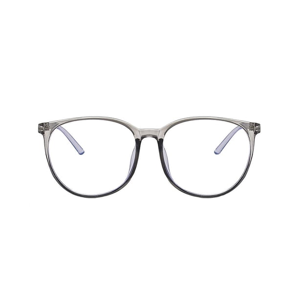 Sonducket Gafas de ordenador con luz azul a la moda, gafas de juego regulares transparentes, gafas para mujer, gafas para mejorar la comodidad, gafas Lentes gris transparente