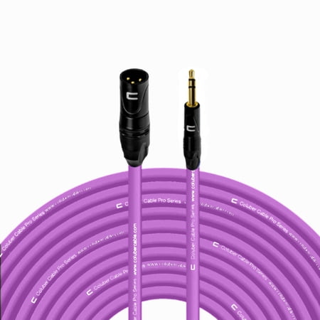 Coluber Cable - Balanced XLR Cable Male to 3.5mm TRS Pro Audio Connector