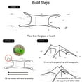 thumbnail image 3 of Beach Canopy Tent Portable Sun Shade Lycra Sun Shelter with, 3 of 8