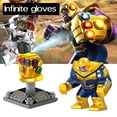thumbnail image 1 of Bloques de construcción de superhéroes de gran tamaño para niños, juguetes de bloques de construcción con guantelets, Hulk, escalofriante, Thor, Thanos, Spider Doll, 1 of 1
