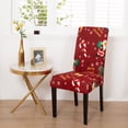 thumbnail image 3 of Rosnek 1/4/8 PCS Christmas Dining Room Chair Covers, Stretch Removable Washable Chair Protector Slipcovers Xmas Decoration/Home Decor Dining Room Seat Cover, 3 of 5