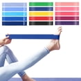 thumbnail image 2 of bestolf 5Pcs Resistance Bands Set Multi-Level Resistance Elastic Fitness Bands Exercises Rehabilitation Yoga Bands, 2 of 8