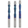 thumbnail image 2 of Juego De Brocas Para Enrutador Con Acabado Al Ras, Juego De Brocas Para Enrutador De Carburo Cementado, Mano De Obra Fina, Corte Limpio De 3 Piezas Para Madera, 2 of 7