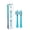 aquamarine, variant on RM Oral Wave Sonic Replacement Toothbrush Heads, Soft, Aquamarine - 2 Count