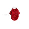 thumbnail image 4 of Dog Sweater Pajamas for Small Medium Dogs, Cute Turtleneck Winter Clothes for Girl or Boy, Warm Puppy Onesie Outfit for Chihuahua, Yorkie, and Christmas, 4 of 6