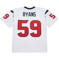 thumbnail image 3 of Men's Mitchell & Ness DeMeco Ryans White Houston Texans 2006 Legacy Replica Jersey, 3 of 7