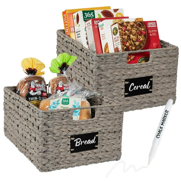 Juego de 2 Cestas para Despensa Best Choice Products 41x30x20 cm