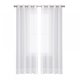 thumbnail image 1 of Cortinas transparentes para ventana, color blanco liso, ligeras y aireadas, con ojales en la parte superior (132 cm de ancho x 241 cm de largo), 1 of 5