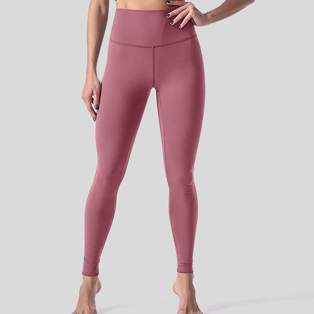 WILLBEST Leggings Ajustados de Fitness Para Mujer, de Cintura Alta, Para Yoga, Elásticos, Para Ejercicio, Entrenamiento Informal, Cómodos y Elásticos. Grande