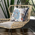 thumbnail image 2 of Wu Zetian Indoor Outdoor Premium Broadcloth Fabric Pillow in Blue 16x16, 2 of 5