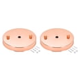 thumbnail image 5 of Uxcell 120mm 4.7inch Light Canopy Kit Ceiling Pendant Plate Rose Gold 2 Pack, 5 of 5