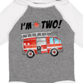 thumbnail image 4 of Inktastic I'm 2 Fire Truck 2nd Birthday Boys or Girls Long Sleeve Baby Bodysuit, 4 of 5