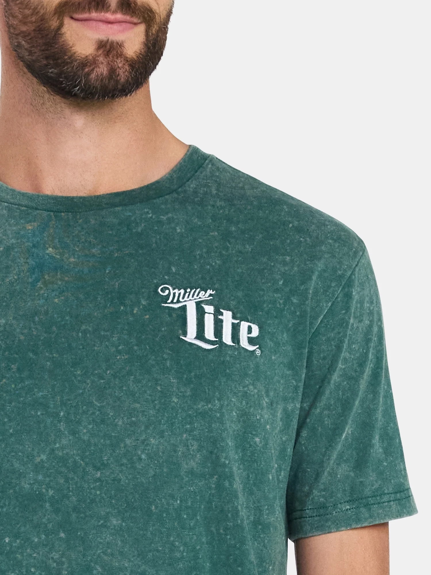 Miller Lite Men's and Big Men's St. Patrick's Day Front Back Graphic Tee, Sizes XS-5XL